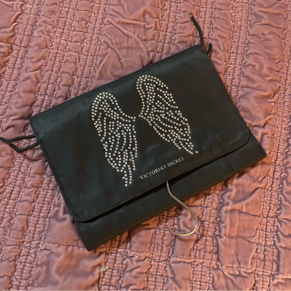 y2k rhinestone wings travel bag